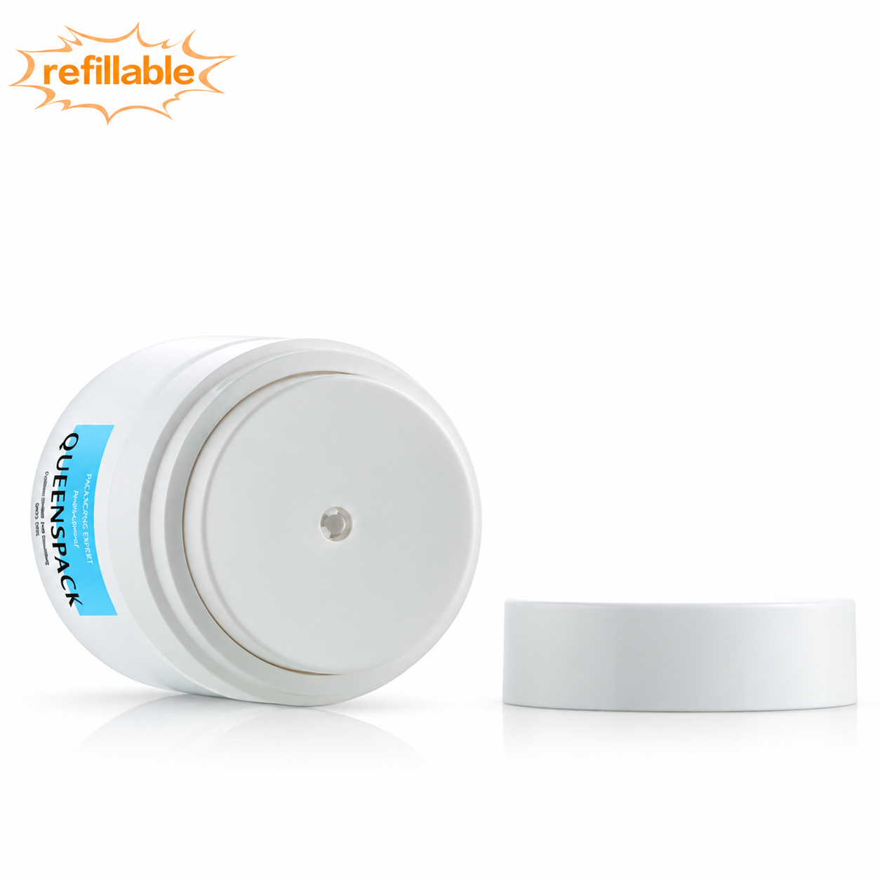 Q0360 Glass cream bottle