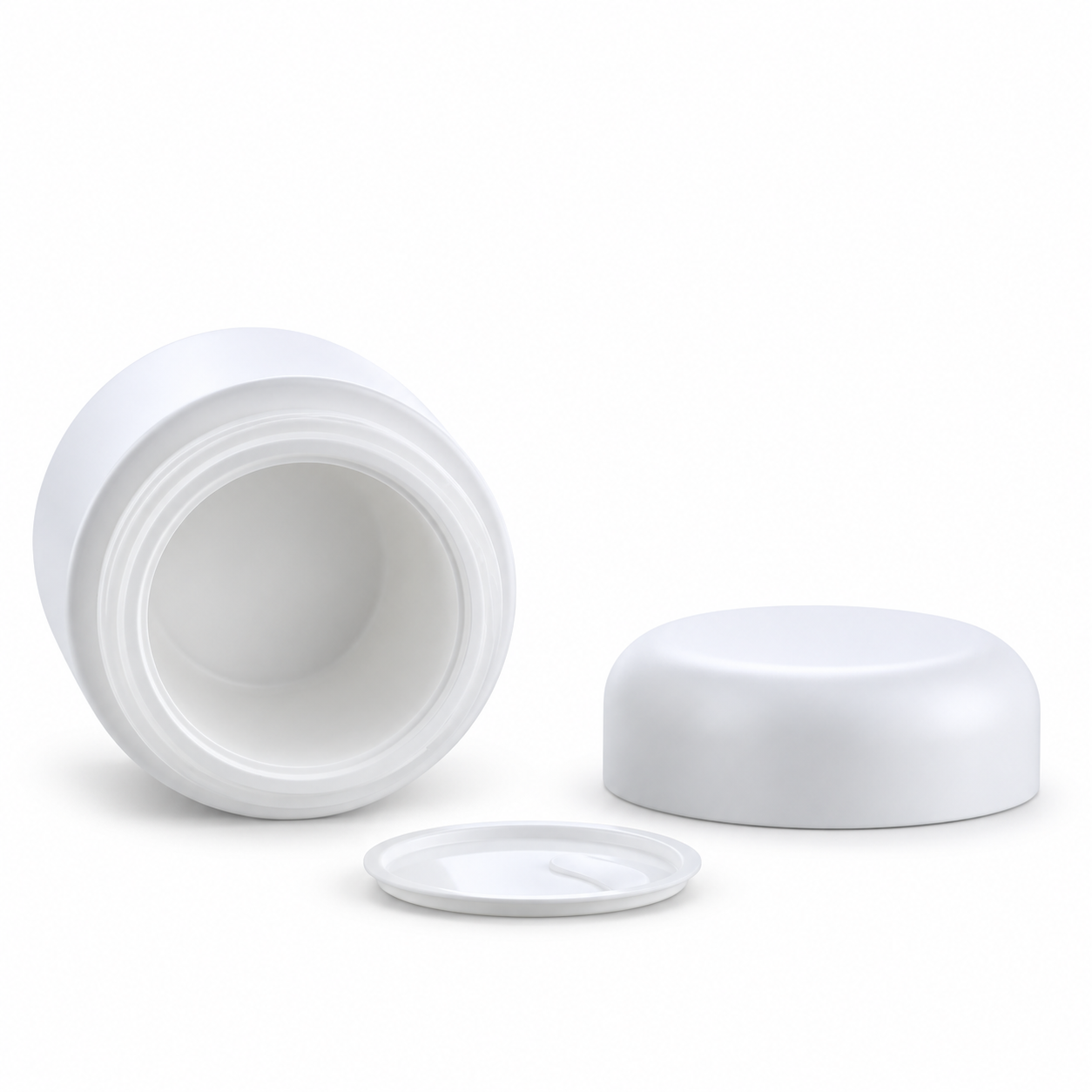 Q0359 Glass cream bottle