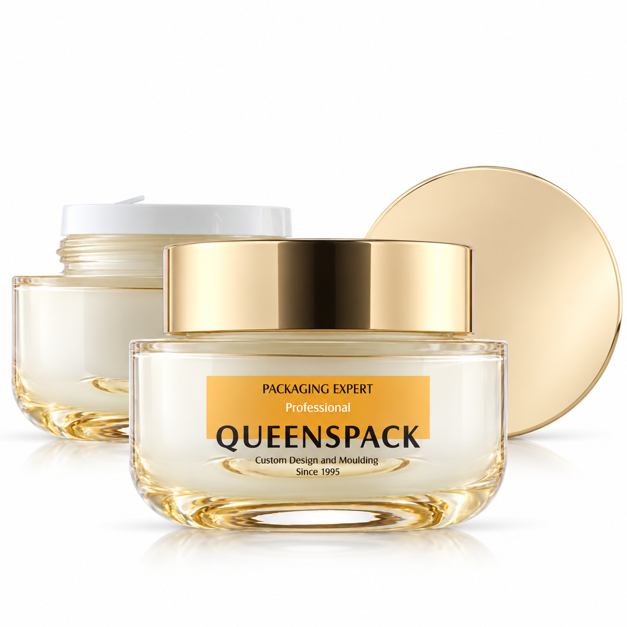 QS0352 Glass cream bottle