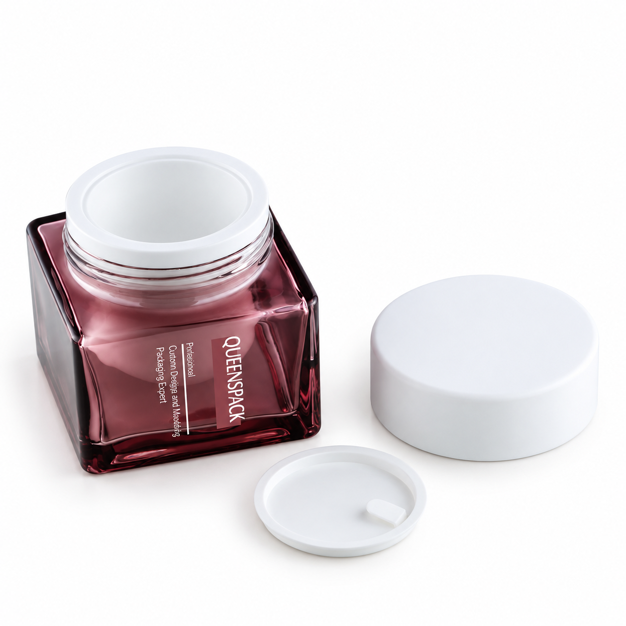 QS0350 Glass cream bottle