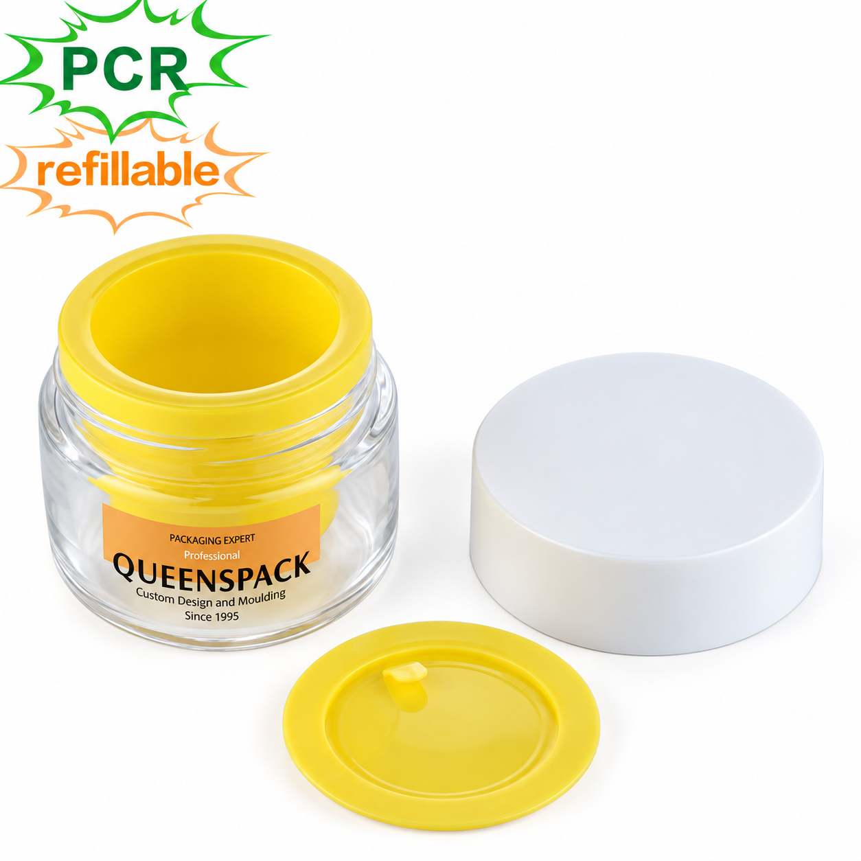 QS1003U Glass cream bottle